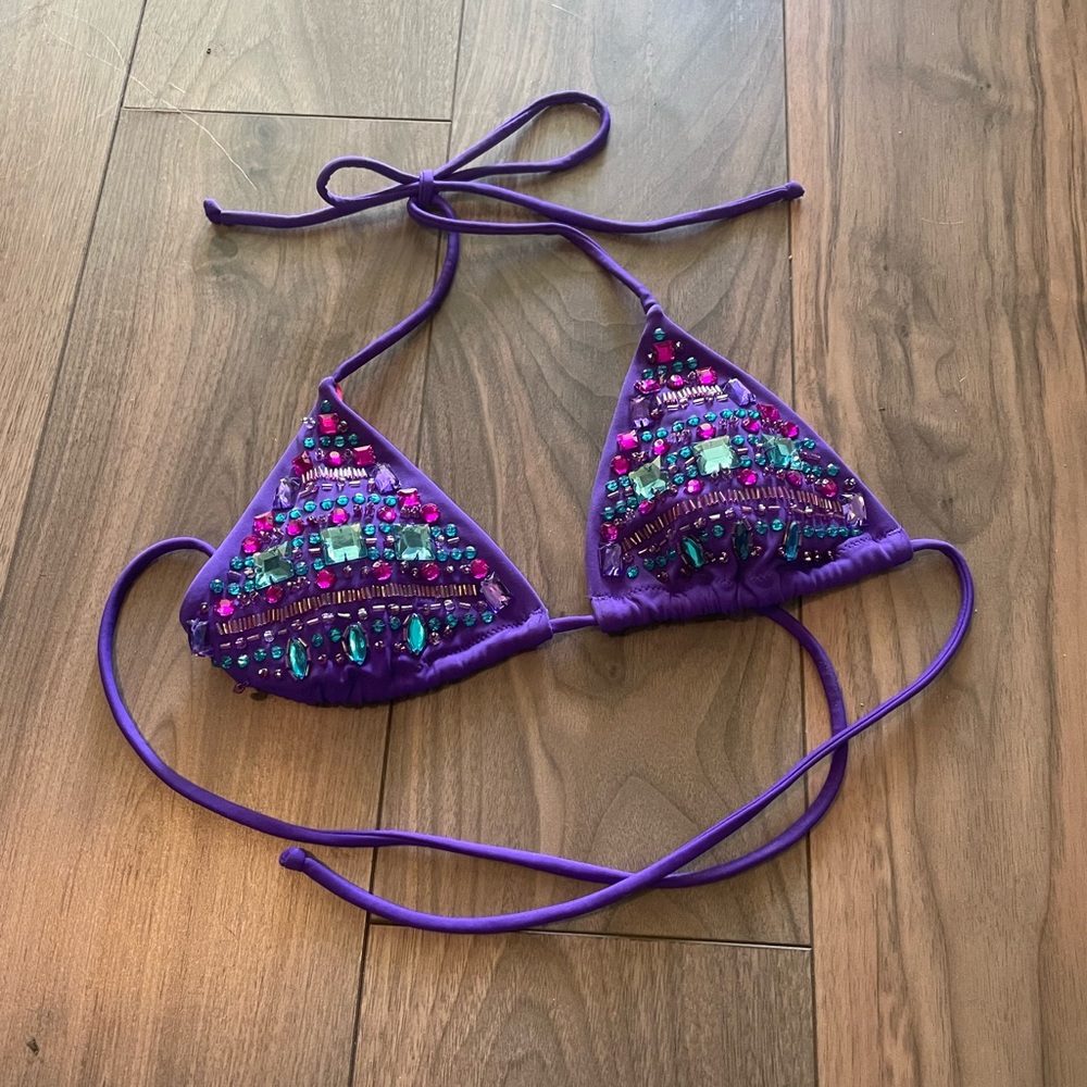2 for $20 sale on swimwear! | Women’s Victoria’s Secret Jeweled Bikini top - Picture 2 of 5